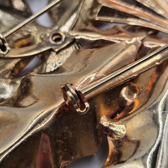 VTG Broch 3PC Set Christmas Poinsettia Tree Mistletoe Holiday Jolly Joy Gift - Picture 14 of 15